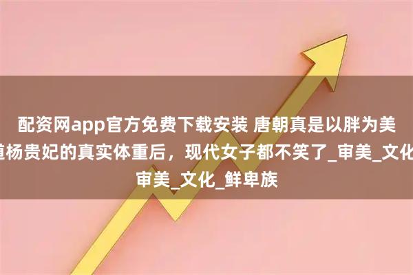 配资网app官方免费下载安装 唐朝真是以胖为美吗？知道杨贵妃的真实体重后，现代女子都不笑了_审美_文化_鲜卑族